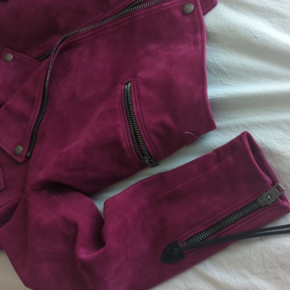 Coach Suede Moto Jacket - Picture 9 of 14